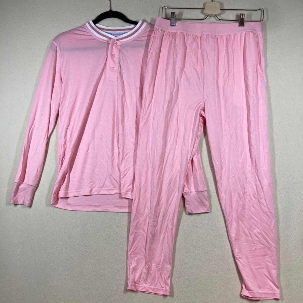 Jambys Pajambys Set‎ Med Flamingo Pink Comfort Lounge Sustainable